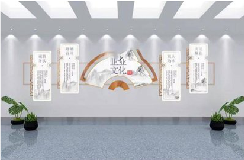 长宁县企业文化墙设计的核心要素。