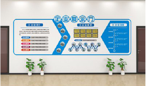 长宁县设计师必看的文化墙设计定律。