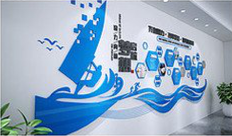 长宁县海浪主题文化墙如何设计？