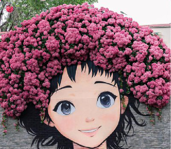 长宁县墙体彩绘-网红墙打卡