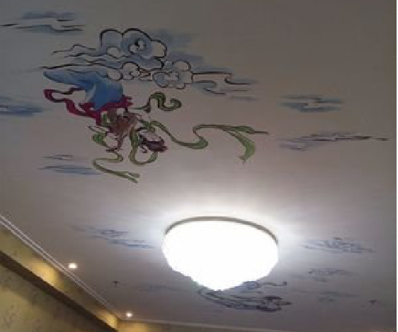 长宁县如何快速绘制天花板上的手绘墙?